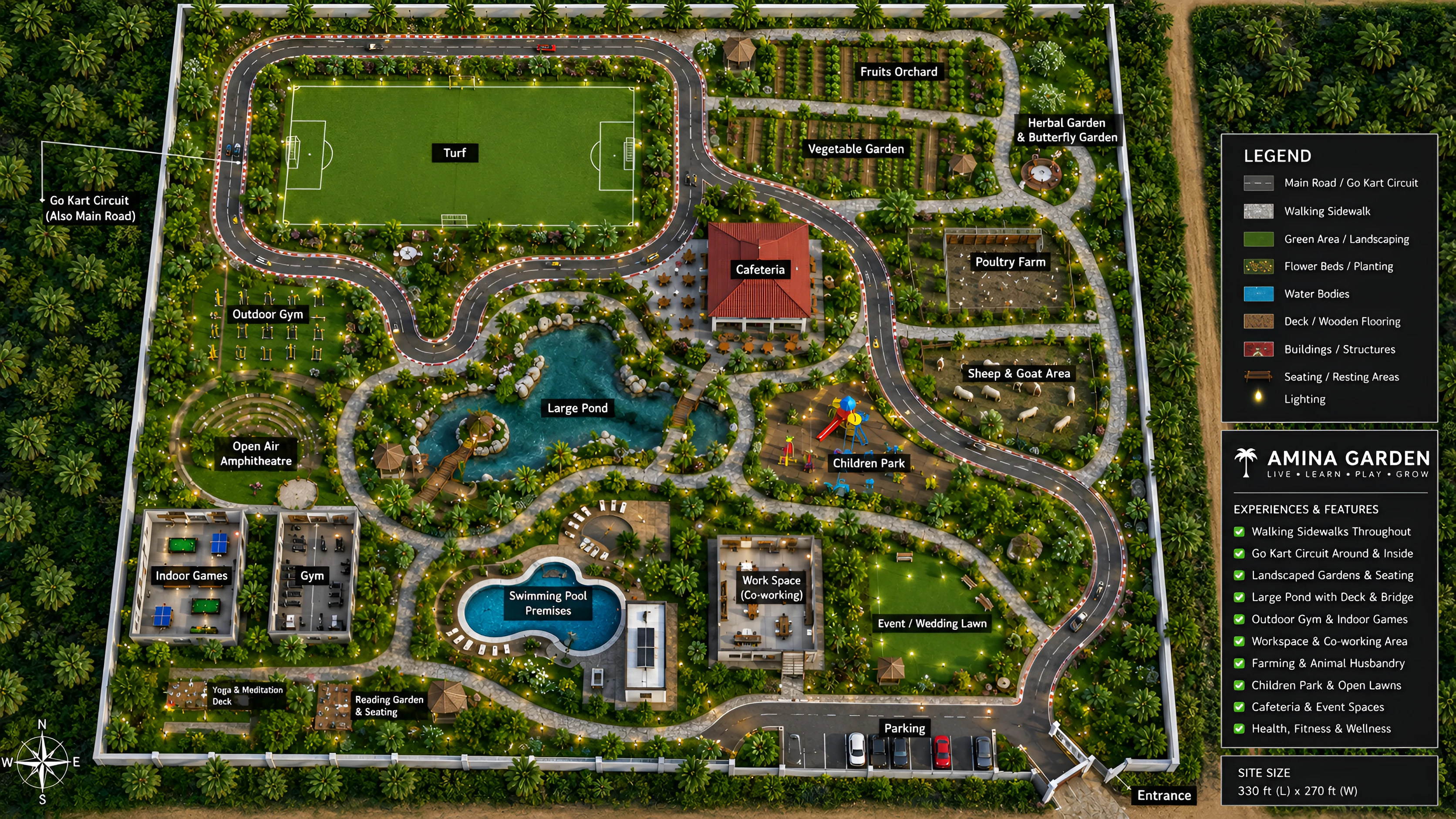 Amina Garden master plan
